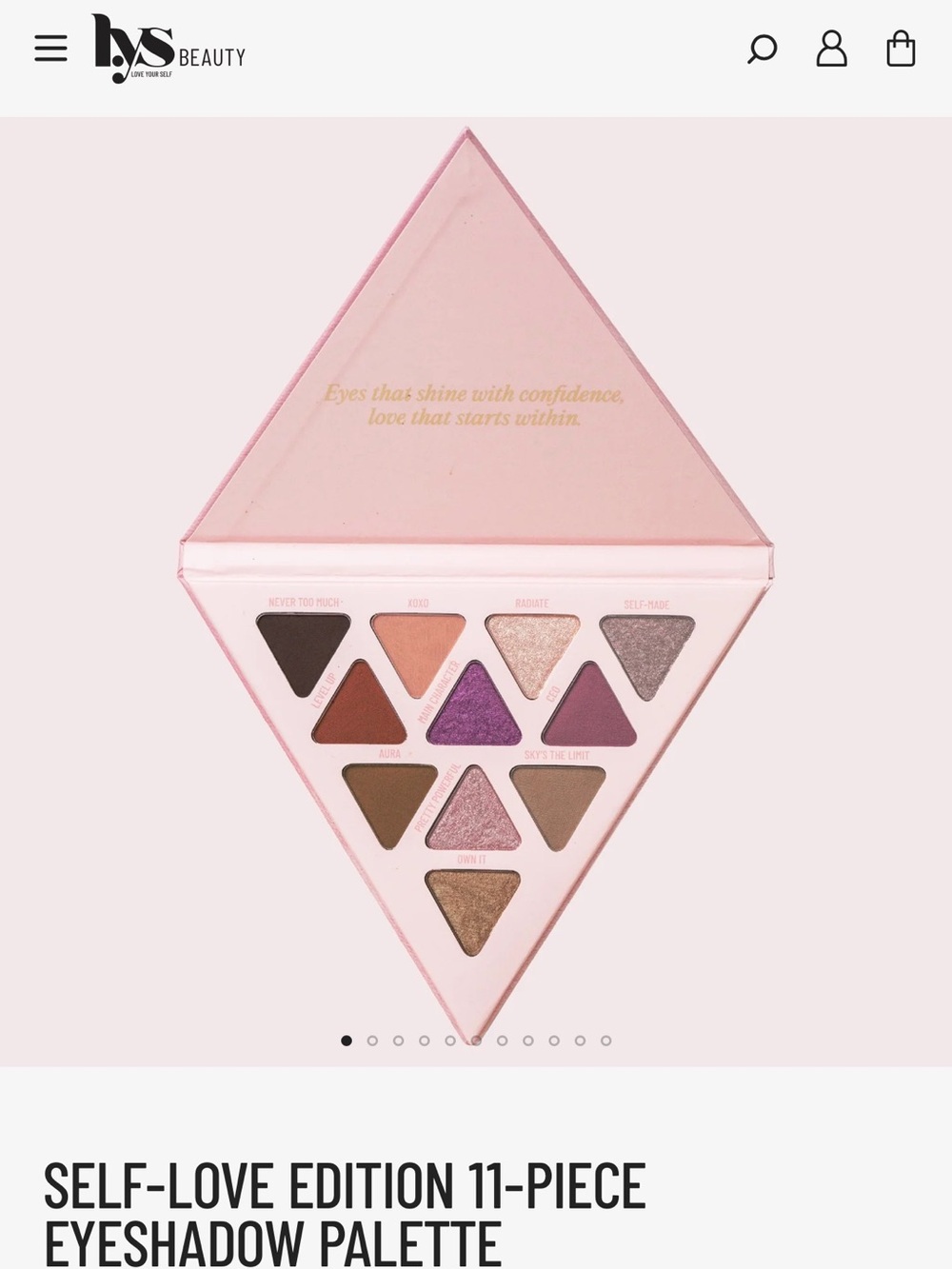 Self-Love Edition 11-Piece Eyeshadow Palette - BRAND NEW